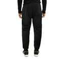 thumbnail image 2 of Men's Sports Athletic Moto Quilt Camo Fitness Joggers Gym Drawstring Sweatpants (641168-Black, S), 2 of 3