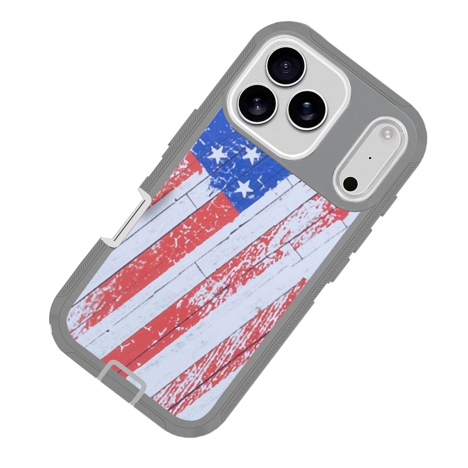 Tough Armor Defender Case for iPhone 17 Pro Max - Red and White
