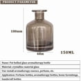thumbnail image 2 of 1PCS 150ml/5oz Empty Refillable Glass Diffuser Bottle Exquisite Essential Oils Container for DIY Replacement Aromatherapy Diffuser Sticks Sets Essential Oils Crafts Decor(Grey), 2 of 8