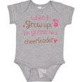 thumbnail image 3 of Inktastic Future Cheerleader Girls Cute Girls Baby Bodysuit, 3 of 5