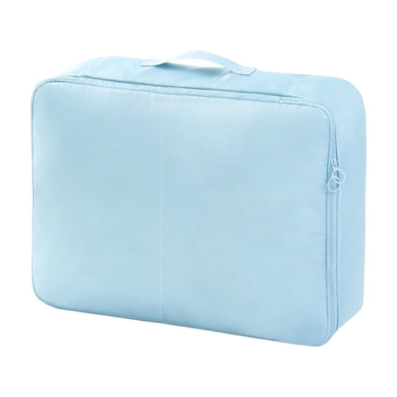 Travel Underwear Organizer Bag - Zippered Luggage Storage Pouch for Lingerie, Socks, and Small Items - Portable and Space-Saving ( Blue/L )