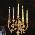 thumbnail image 2 of 5 Arms Metal Candelabra European Vintage Candelabra Decoration Alloy Candle Holder For Wedding Dinner Party, 2 of 5