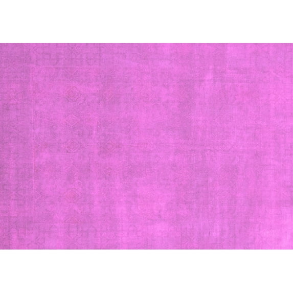 Ahgly Company Indoor Rectangle Oriental Pink Modern Area Rugs, 5' x 8'