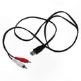 thumbnail image 5 of 1.5m USB A to Dual RCA Phono AV Cable for PC TV o Video Connection Adapter Lead, 5 of 5