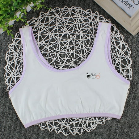 

IWRUHZY Kids Girls Underwear Foam Bra Vest Children Underclothes Sport Undies Clothes