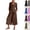 46# Coffee, variant on Cotton Linen Outfits Womens 2 Piece Blazer Jacket and Wide Leg Culottes Set Professional Casual Matching Suit Sets White XXL