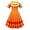 Orange dress, variant on Mirabel Dress for Girls and Toddlers Princess Dress Costume Princess Peach Costume Pink Dress
