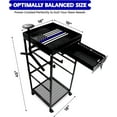 thumbnail image 2 of Police Gear Stand - Law Enforcement Gear Stand with Drawer 18 x18 x45 Police Gear Rack & Military Gear Stand - Tactical Gear Rack w/3 Hooks, 2 of 9