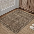 thumbnail image 5 of BERTHMEER 2'x3' Small Area Rugs for Bedroom Entryway Kitchen Dorm Entrance Vintage Non Slip Washable Oriental Traditional Rugs,Brown, 5 of 6