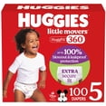 thumbnail image 1 of Pañales Huggies Little Movers HuggFit 360°, talla 5 (12-17 kg), 100, 1 of 9