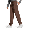 thumbnail image 5 of G4Free Men's Smoofit Fleece Lined Sweatpants Winter Thermal Warm Pants Casual Lounge Drawstring with Pockets, 5 of 8