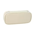 thumbnail image 4 of Estuche organizador para lápices Oxford, multiusos, con cremallera, portátil Beige, 4 of 9