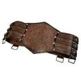 thumbnail image 3 of Medieval Girdle Vintage Sturdy Medieval Belt for Stage Show Festival Halloween Brown, 3 of 8