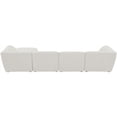 thumbnail image 5 of Meridian Furniture Miramar Cream Durable Linen Textured Modular Sectional, 5 of 13
