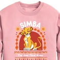 thumbnail image 2 of The Lion King - Simba - The One True King - Toddler & Youth Crewneck Fleece Sweatshirt, 2 of 4