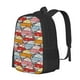 thumbnail image 1 of Easygdp Cute Cars Mochila de Gran Capacidad Minimalista Ideal para Escuela, Viajes y Uso Diario, 1 of 6