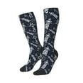 thumbnail image 2 of Daiia Sports Socks Anchor and Lighthouse Printed Novelty Crew Socks for Men Women Knee High Socks Cotton Socks Soft & Breathable Support Unisex Socks, 2 of 9