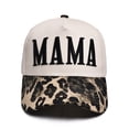 thumbnail image 5 of Gsakboxl Masters Hat MAMA Embroidered Two Tone Retro Trucker Hat, Women Adjustable Outdoor Sun Dad Hat for Casual Daily, 5 of 9