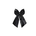 thumbnail image 3 of Satin Bow Wall Hanging, Large Ribbon Door Decor, Elegant Holiday Accent, Adds Soft Sophisticated Charm and Hangs Securely for Door Handle, Wall Mount, and Window Frame., 3 of 7