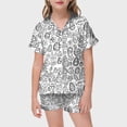 thumbnail image 2 of MIASHUI Easter Kid DIY Hand Painted Homewear Set Colouring Pajama Sets for Boy and Girl,White,2-3 Years, 2 of 4