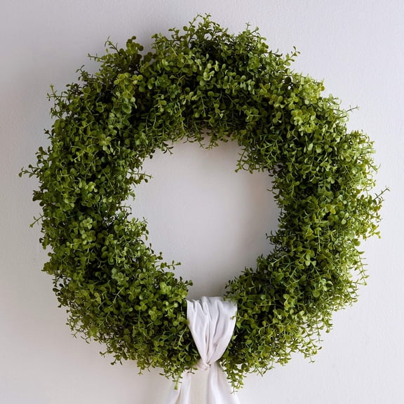 RAZ Imports 24" Green Sedum Succulent Spring Wreath