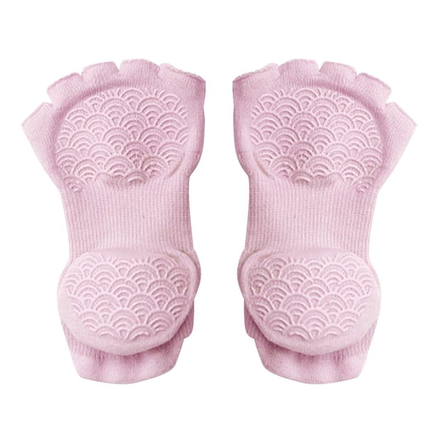 Calcetines de Yoga para Mujer Antideslizante Suela Grip Trainer Liner - Toeless Rosa sin dedos M Baoblaze calcetines de yoga mujeres