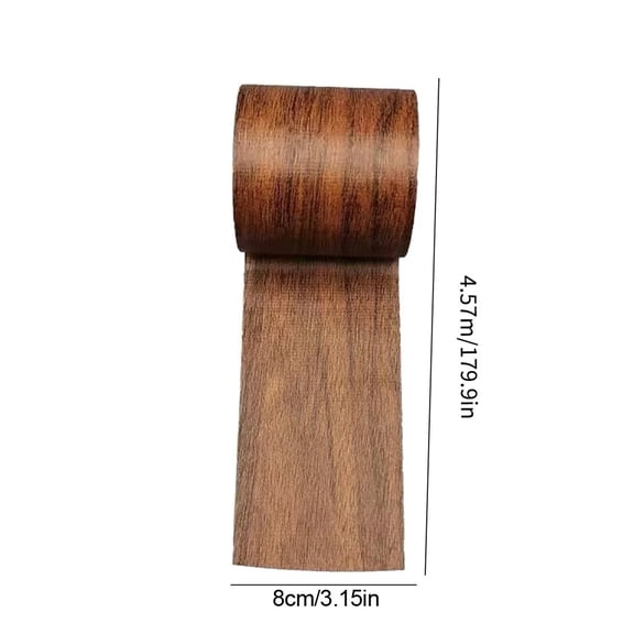 1Pc Wood Grain Repair Patch Wood Grain Tape Furniture Renovation Skirting Line Sticker Home Decoration E