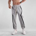 thumbnail image 4 of Pantalones deportivos masculinos, pantalones de otoño e invierno, pantalones deportivos para hombre, ropa de rayas harén, tendencia 2024, moda urbana, estilo coreano, 4 of 5