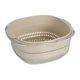thumbnail image 5 of unbranded Colador De Plástico Beige Con Doble Capa Para Y Escurrir Y Verduras En Casa, 5 of 7