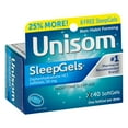 thumbnail image 2 of Unisom Sleep Gels Night Time Sleep Aid Soft Gels - 40 CT40.0 CT, 2 of 5