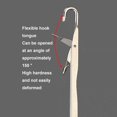 thumbnail image 3 of shiyou-Latch Hook Tools 2 Pieces 6.3 Inch Wooden Bent Latch Hook Crochet Needle, Knitting Tool for Rug Making and Art Crafts, 3 of 4