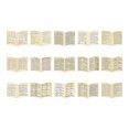 thumbnail image 3 of 30 pegatinas de papel vintage decorativas retro para diario antiguo, pegatinas de escritura, suministros para álbumes de recortes, planificador, cuaderno, manualidades, libro de lectura, 3 of 10