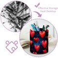 thumbnail image 4 of Pen Holder Cup for Desk, Valentine's Day Love Heartbeat Pencil Cup Holder for Desk Office Pen Organizer, 4 of 6