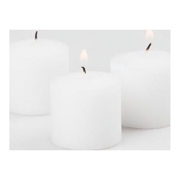 Richland Votive Candles Unscented White 10 Hour Set of 72
