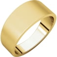 thumbnail image 6 of 8mm Flat Tapered Band in 10k Yellow Gold - Size 6, 6 of 7