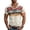 2-Beige, variant on Graphic Tees Men Vintage Striped V Neck Tee Shirt Casual Summer Short Sleeve Loose Fit T-Shirts Comfy Tops
