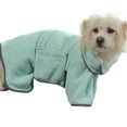 thumbnail image 2 of Visland Dog Drying Coat -Dry Fast Dog Bag - Dog Bathrobe Towel - Fast Drying Super Absorbent Pet Dog Cat Bath Robe Towel,Luxuriously Soft for Medium,Small Dogs, 2 of 8