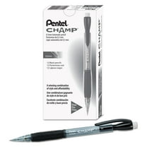 Pentel Champ Mechanical Pencil .5mm Translucent Gray Dozen AL15A