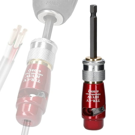 

Practical Electric Wire Stripper - Aluminum Alloy Construction - Rotary Stripping Tool - Compatible with Electric Drills - Ideal for Electricians - Walmart Compliant