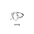 thumbnail image 2 of Base de anillo en blanco Jumpingount Plata AP016288-04 Ajustable DIY, 2 of 6