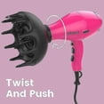 thumbnail image 5 of Black Orchid Large Hair Diffuser for Curly & Natural Hair - Professional Styling Tool, 5 of 5