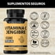 thumbnail image 2 of Vitamina C Capsulas Potenciada Con Antioxidantes Y Anti-inflamatorios, Jengibre, Equinácea, Ajo, Capsulas Aceite Orégano, Zinc Y Vitamina D3 - Vitaminas Mujer / Hombre - (180 Cápsulas), 2 of 6