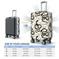 thumbnail image 4 of Rateoe Snake Printed Luggage Cover, Suitcase Protector Fits 18-32 Inch Luggage-Large, 4 of 7