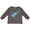 Charcoal Grey, variant on Inktastic Cute Hammerhead Shark Boys or Girls Long Sleeve Toddler T-Shirt