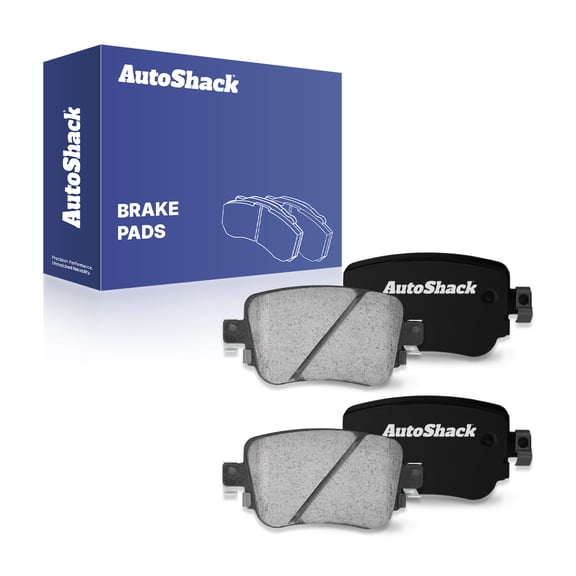 AutoShack Front or Rear Ceramic Brake Pad Set Replacement for 2015-2022 Volkswagen Passat 2015-2021 Volkswagen GTI 2016-2018 Audi Q3 2014-2024 Jaguar F-Type 2016-2018 Audi Q3 Quattro 4-PC