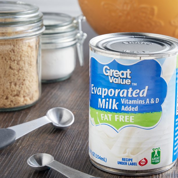 Great Value Fat Free Evaporated Milk 12 Oz 3 Pack Walmart Com Great Value Fat Free Evaporated Milk 12 Oz 3 Pack Walmart Com