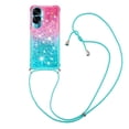 thumbnail image 1 of Funda para Honor 90 Lite 5G Brillantina Líquida Divertida Reluciente y con Cristales en Movimiento Cuerpo Cruzado con Cordón Ajustable, 1 of 5