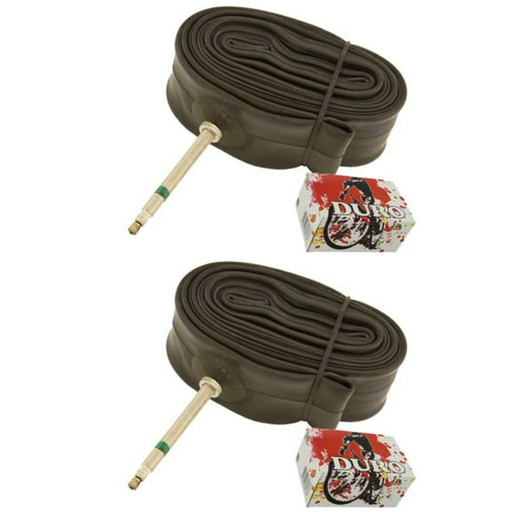 2 Duro Tubes 700 x 40c/42c 60mm Standard Presta Valve. Set of Tube. Pair of Tubes. Two Tubes. 700c bicycle tube, 700c bike tube, track bike tube