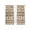 beige brown, variant on Boho Sheer Curtains 84 Inch Length 2 Panels Set, Beige Brown Traditional Ethnic Geometric Motifs Voile Window Treatment Rod Pocket Curtains Sheers Drapes for Bedroom/Living Room/Kitchen 52"x84"x2