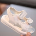 thumbnail image 5 of Girls Boys Sandal Adjustable Double Buckle Casual Flat Open Toe Lightweight Summer Shoes Outdoor Athletic Sandal for 1-6Y, 5 of 8